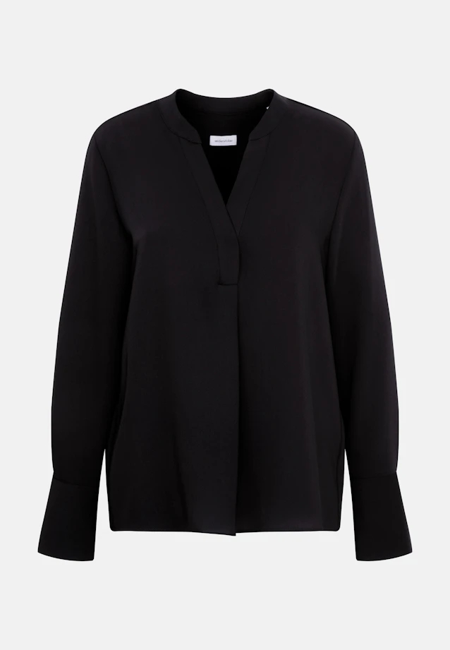 Tunic in Fluid Fabric in Black |  Seidensticker Onlineshop