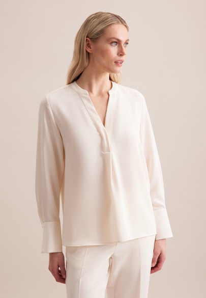 Tunika aus fließender Ware in Ecru |  Seidensticker Onlineshop