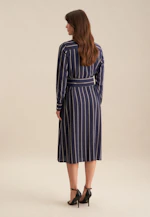 Robe Imprimé Chaîne in Bleu Foncé |  Seidensticker Onlineshop
