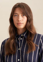 Robe Imprimé Chaîne in Bleu Foncé |  Seidensticker Onlineshop