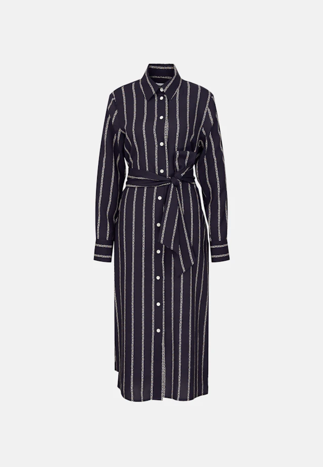 Robe Imprimé Chaîne in Bleu Foncé |  Seidensticker Onlineshop