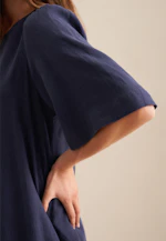 Robe Uni in Bleu Foncé |  Seidensticker Onlineshop