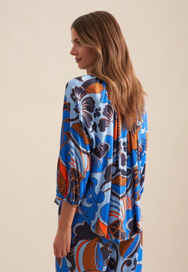 Tunique Floral dans Bleu Moyen | Boutique en ligne Seidensticker