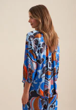 Tunique Floral in Bleu Moyen |  Seidensticker Onlineshop