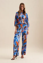 Tunique Floral in Bleu Moyen |  Seidensticker Onlineshop