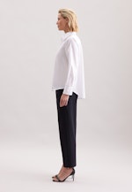 Hemdbluse in A- Linie aus Popeline in White |  Seidensticker Onlineshop