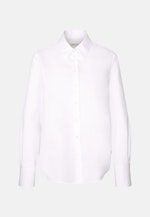 Hemdbluse in A- Linie aus Popeline in White |  Seidensticker Onlineshop