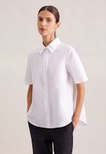 Halbarmbluse in A- Linie in Weiß |  Seidensticker Onlineshop