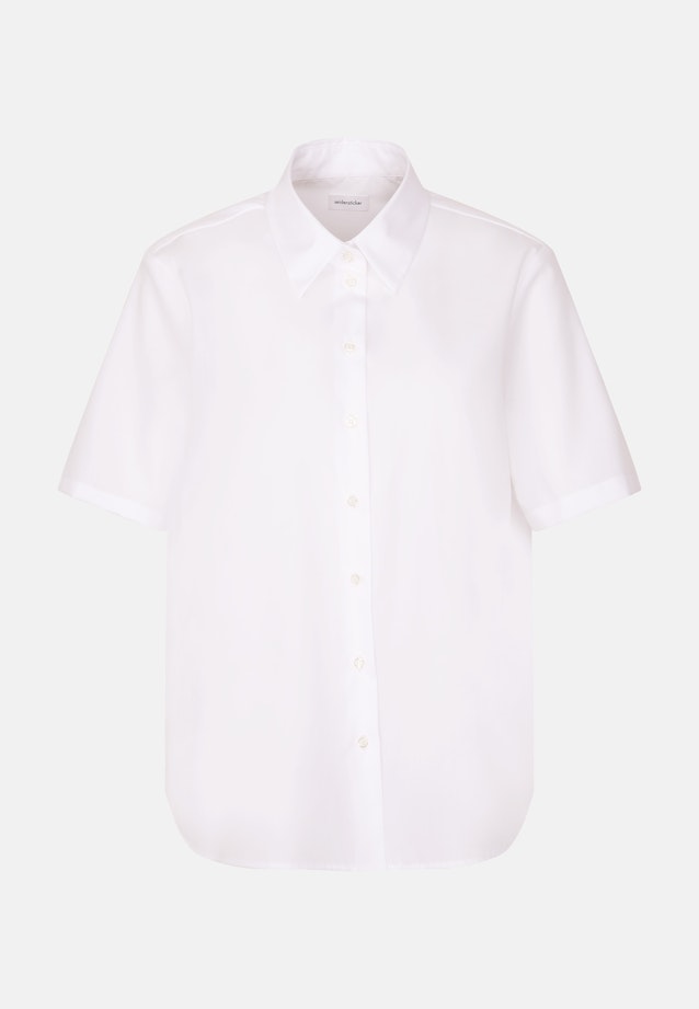 Halbarmbluse in A- Linie in Weiß |  Seidensticker Onlineshop