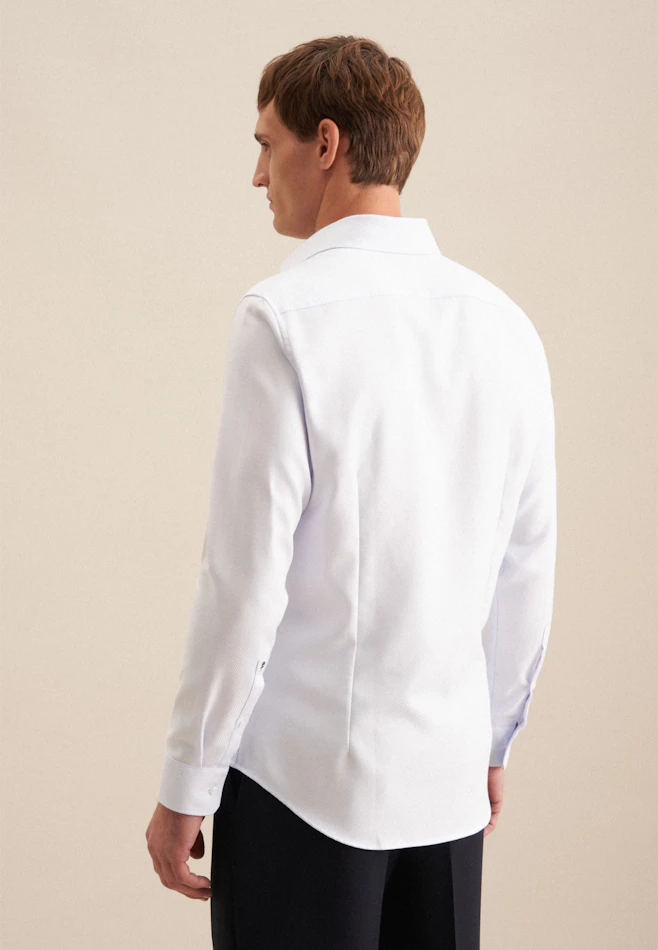 Slim Business shirt Check in Light Blue | Seidensticker online shop