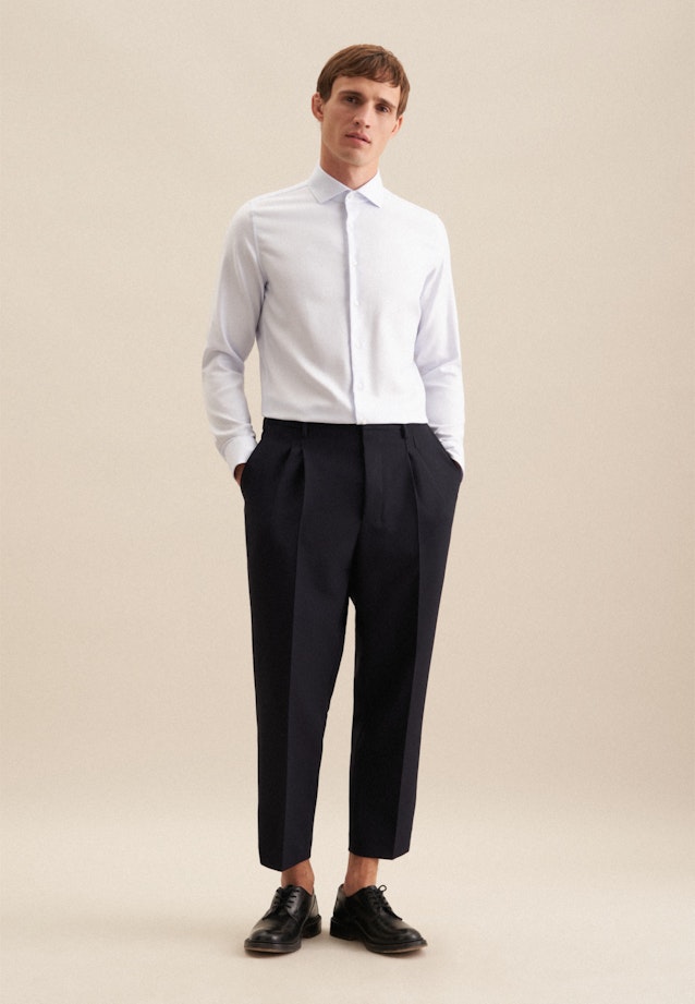 Slim Business shirt Check in Light Blue |  Seidensticker Onlineshop