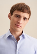 Slim Business Hemd Druck in Hellblau |  Seidensticker Onlineshop