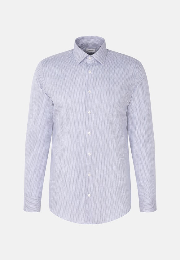 Slim Business shirt Print in Light Blue |  Seidensticker Onlineshop