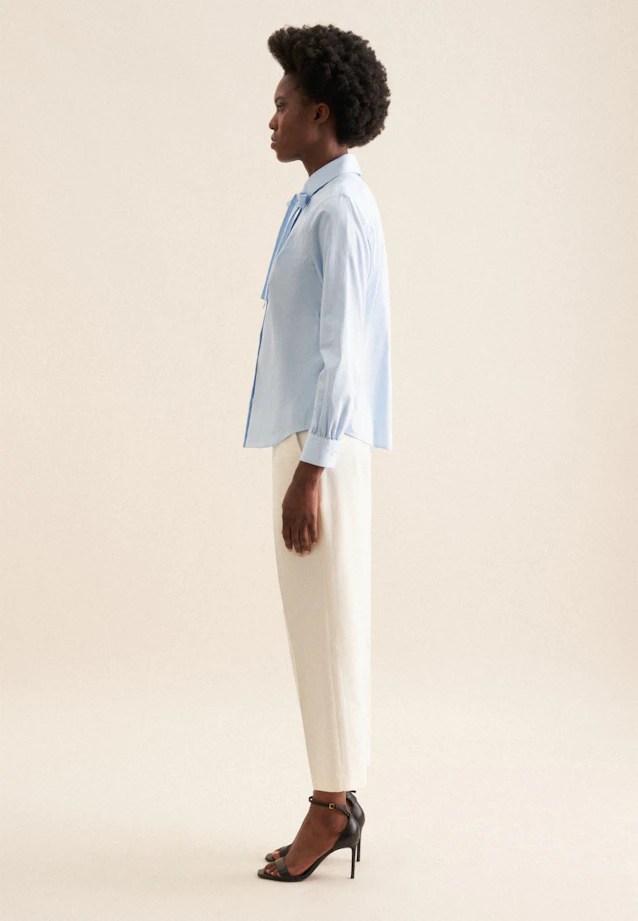 Chemisier chemise rayures in Bleu Moyen |  Seidensticker Onlineshop