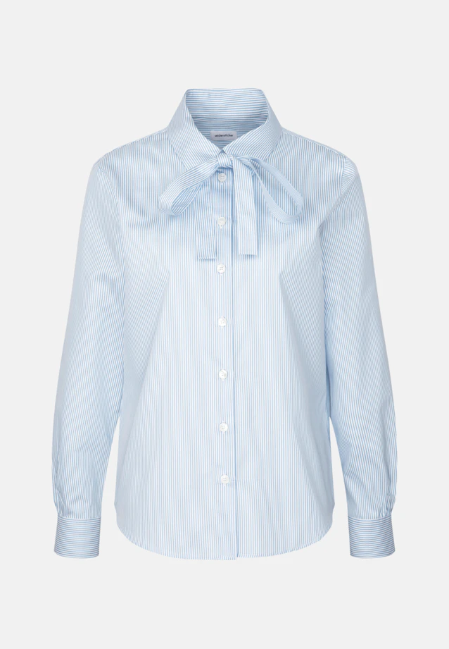 Chemisier chemise rayures in Bleu Moyen |  Seidensticker Onlineshop