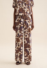 Regular Hose Paisley in Mittelblau |  Seidensticker Onlineshop