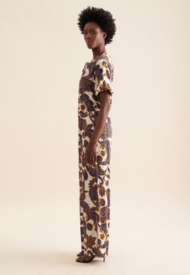 Regular Hose Paisley in Mittelblau |  Seidensticker Onlineshop