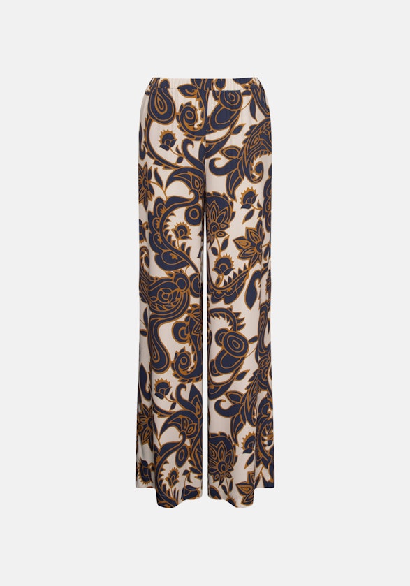 Regular Trousers Paisley in Medium Blue | Seidensticker Onlineshop