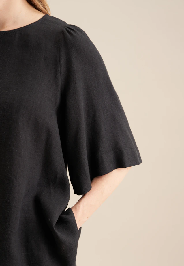 Chemisier Uni in Noir |  Seidensticker Onlineshop