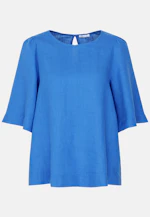 Chemisier Uni in Bleu Moyen |  Seidensticker Onlineshop