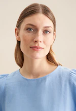 Chemisier Uni in Bleu Moyen |  Seidensticker Onlineshop