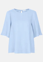 Chemisier Uni in Bleu Moyen |  Seidensticker Onlineshop