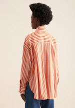 Chemisier long rayures in Orange |  Seidensticker Onlineshop