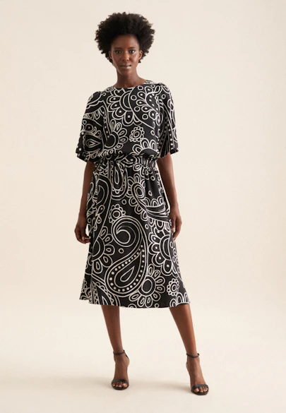 Skirt Paisley in Black |  Seidensticker Onlineshop