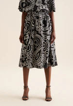 Jupe Paisley in Noir |  Seidensticker Onlineshop