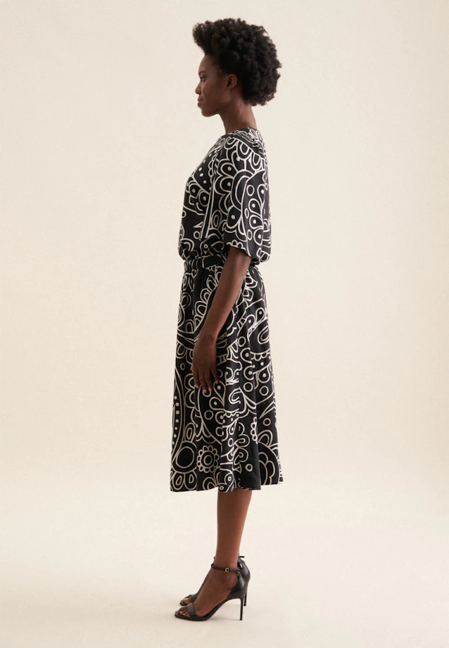 Jupe Paisley in Noir |  Seidensticker Onlineshop