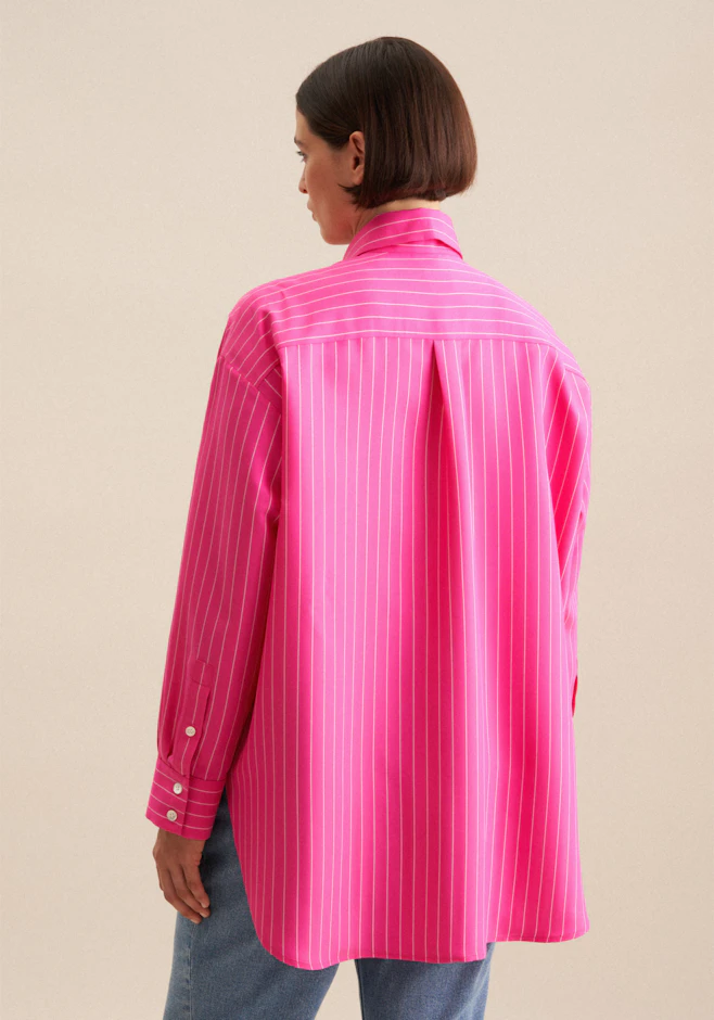 Longbluse Streifen in Rot | Seidensticker Onlineshop