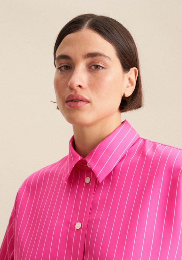 Blouse longue A Rayures in Rouge | Seidensticker Onlineshop
