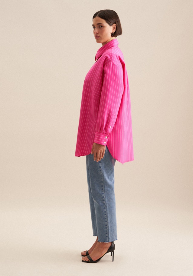 Blouse longue A Rayures in Rouge | Seidensticker Onlineshop