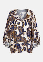 Shirtbluse Paisley in Mittelblau |  Seidensticker Onlineshop