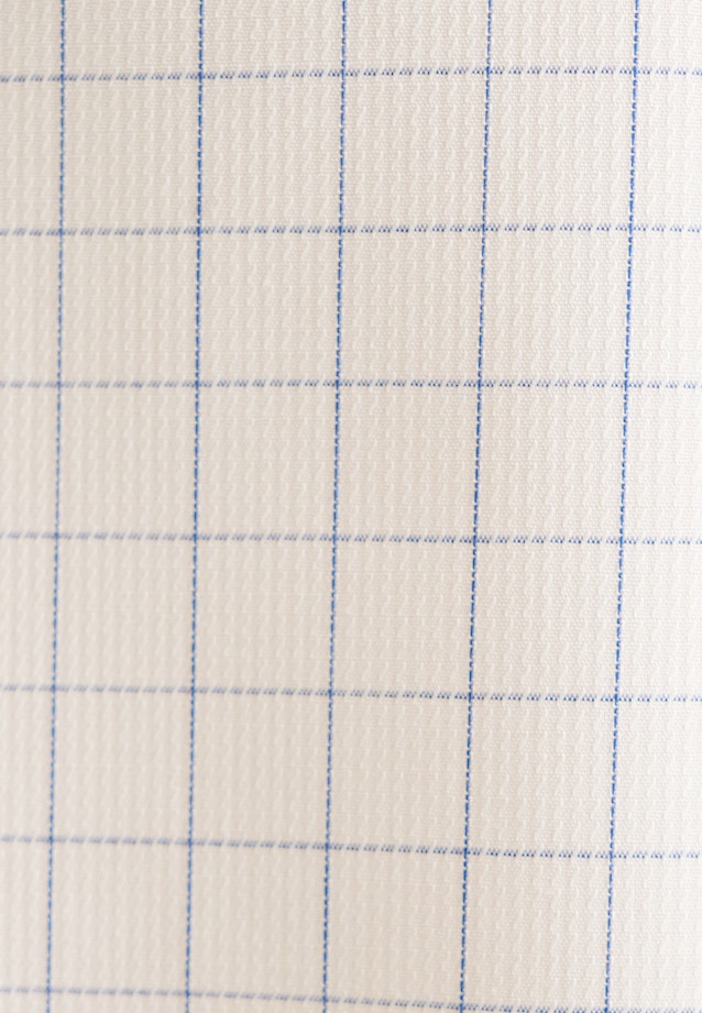 Regular Business Hemd Karo in Mittelblau |  Seidensticker Onlineshop