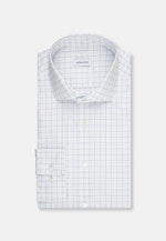 Regular Business Hemd Karo in Mittelblau |  Seidensticker Onlineshop