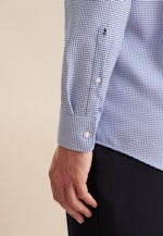 Regular Business shirt Structure in Medium Blue |  Seidensticker Onlineshop