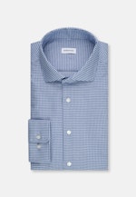 Regular Business shirt Structure in Medium Blue |  Seidensticker Onlineshop