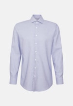 Regular Business shirt Structure in Medium Blue |  Seidensticker Onlineshop