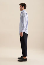 Regular Chemise d'affaires Imprimé in Bleu Clair |  Seidensticker Onlineshop