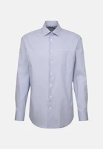 Regular Chemise d'affaires Imprimé in Bleu Clair |  Seidensticker Onlineshop
