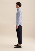 Slim Business shirt Structure in Medium Blue |  Seidensticker Onlineshop