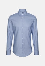 Slim Business shirt Structure in Medium Blue |  Seidensticker Onlineshop