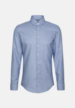 Slim Business shirt Structure in Medium Blue |  Seidensticker Onlineshop