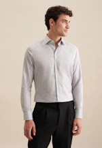 Slim Chemise d'affaires Imprimé in Gris |  Seidensticker Onlineshop