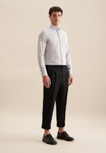 Slim Business Hemd Druck in Grau |  Seidensticker Onlineshop