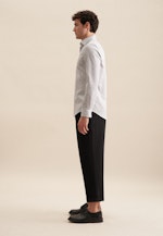 Slim Business Hemd Druck in Grau |  Seidensticker Onlineshop