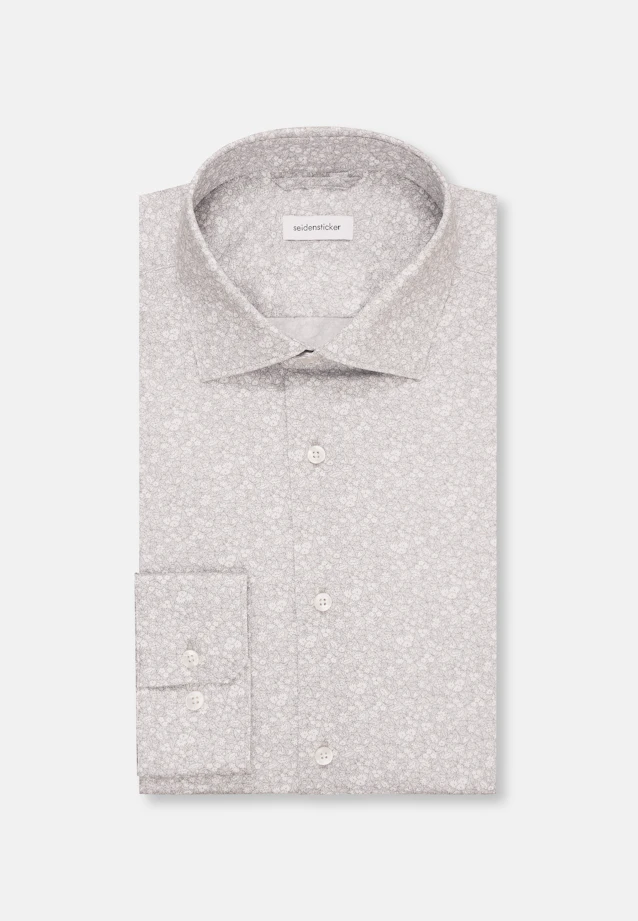 Slim Chemise d'affaires Imprimé in Gris |  Seidensticker Onlineshop