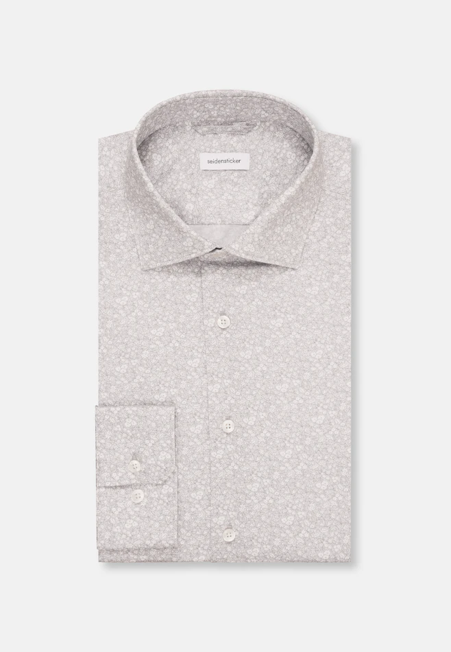 Slim Business shirt Print in Grey | Seidensticker online shop