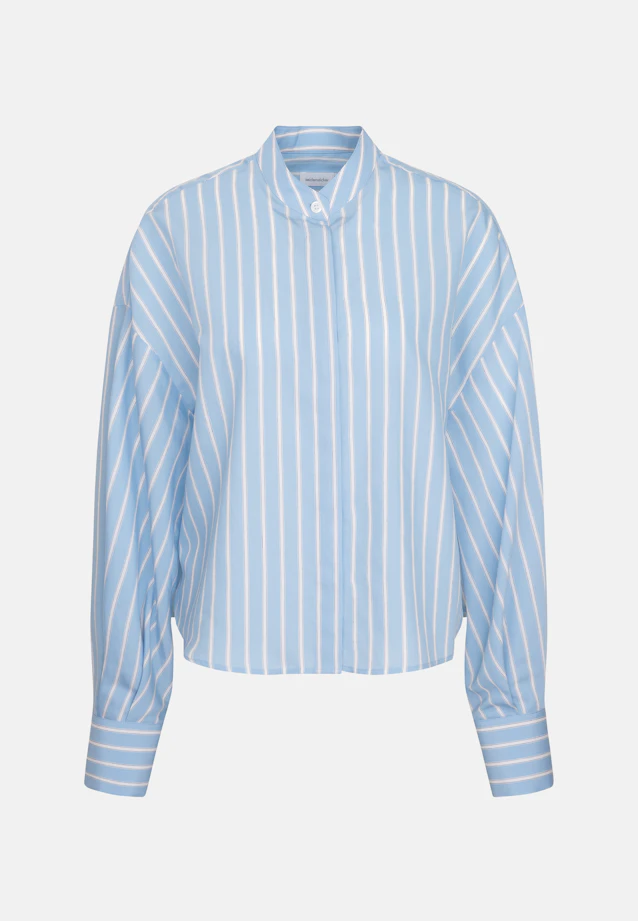 Chemisier chemise rayures in Bleu Moyen |  Seidensticker Onlineshop